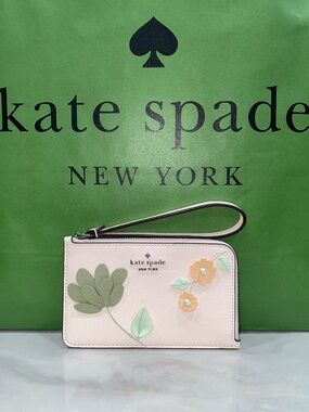 Kate Spade Lucy Floral Small Card Holder Wristlet